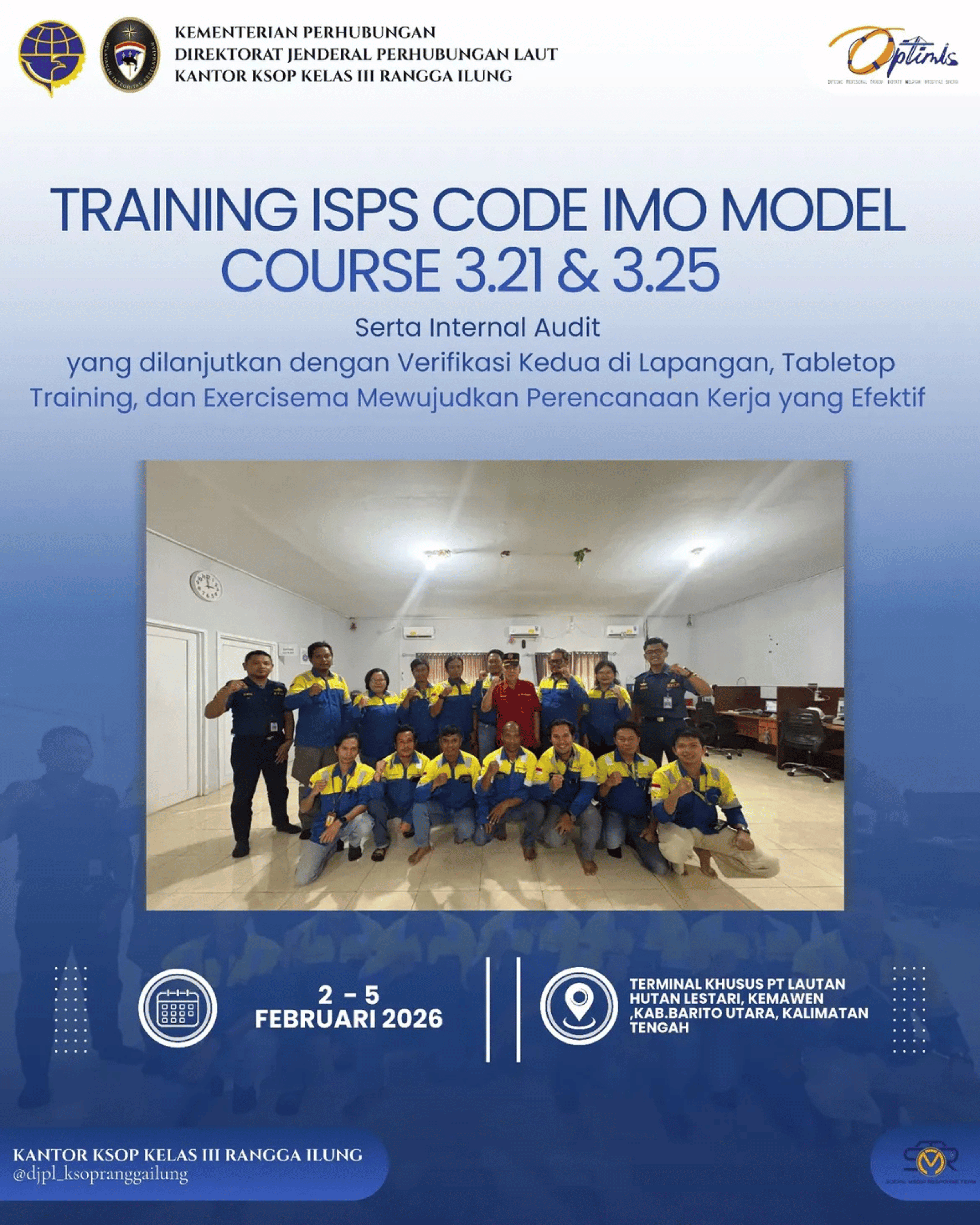 Training ISPS Code IMO Model Course 3.21 & 3.25